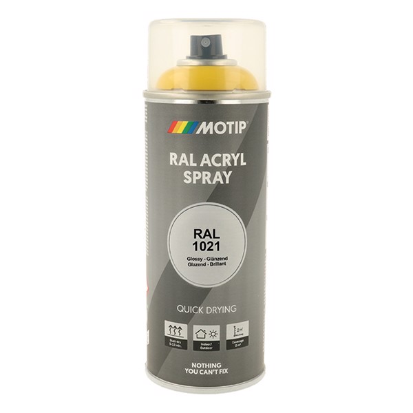 Motip Ral 1021 high gloss yellow