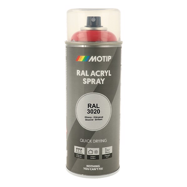 Motip Ral 3020 high gloss traffic red