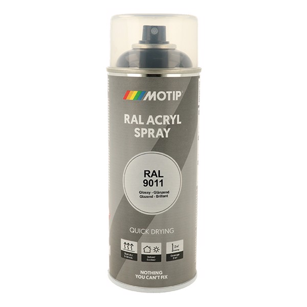 Motip Ral 9011 high gloss graphite black