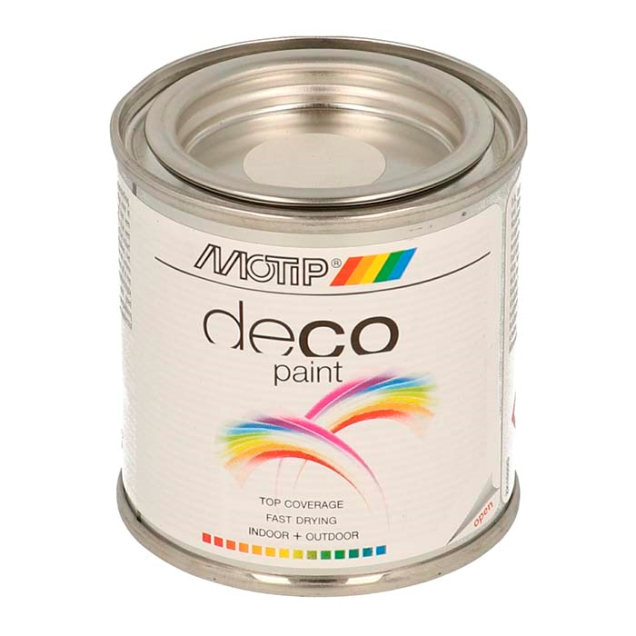 Motip Deco Ral 9010 Glans Hvid 100ml dåse