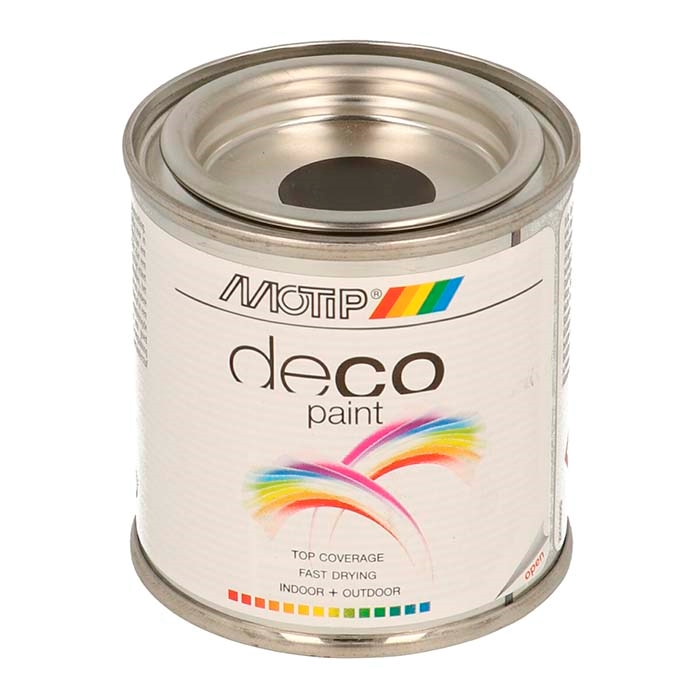 Motip Deco Ral 9005 Mat Dybsort 100ml dåse