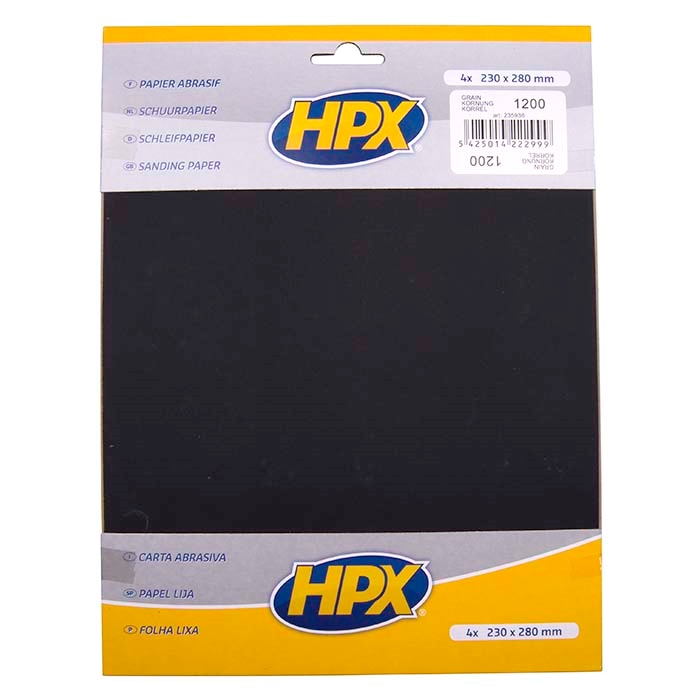 HPX sandpapir p1200 - 4 stk.