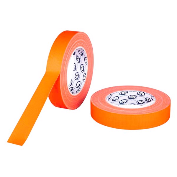 Gaffatape fluo orange, 25mm x 25m