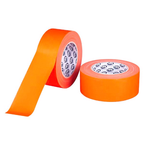 Gaffatape fluo orange, 50mm x 25m