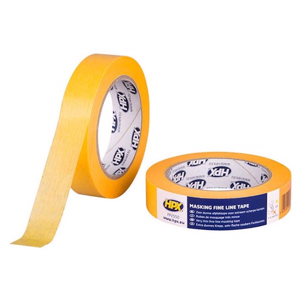 HPX masking fine line tape orange 24mm x 50m