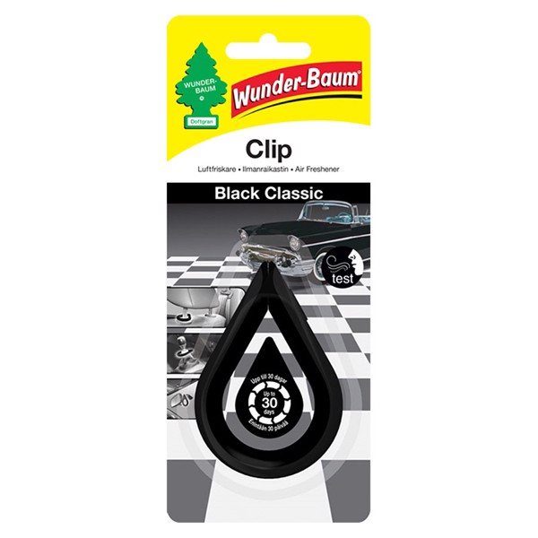 Wunderbaum Clips - black Classic