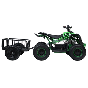 Mini EL ATV Renegade Brushless 1060W Gen.2 - Grøn - med trailer som sælges separat