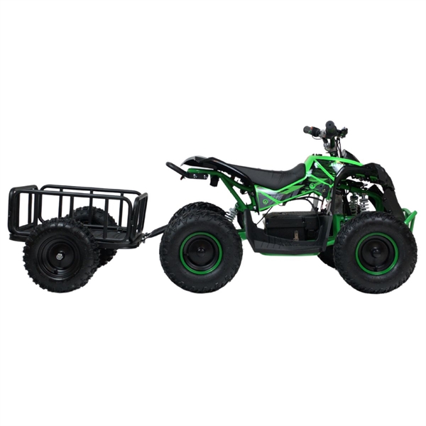 Mini EL ATV Renegade Brushless 1060W Gen.2 - Grøn - med trailer som sælges separat