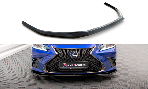 Maxton Front Splitter V.1 Lexus Es F Sport Mk7 - Gloss Black