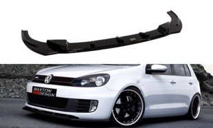 Maxton Front Splitter VW Golf VI Gti - Gloss Black