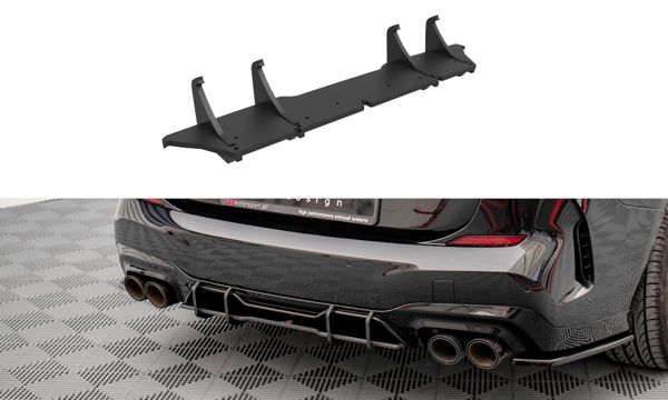 Maxton Street Pro Rear Diffuser BMW M235I Gran Coupe F44 - Black-Red