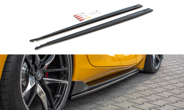 Maxton Side Skirts Diffusers V.1 Toyota Supra Mk5 - Gloss Black