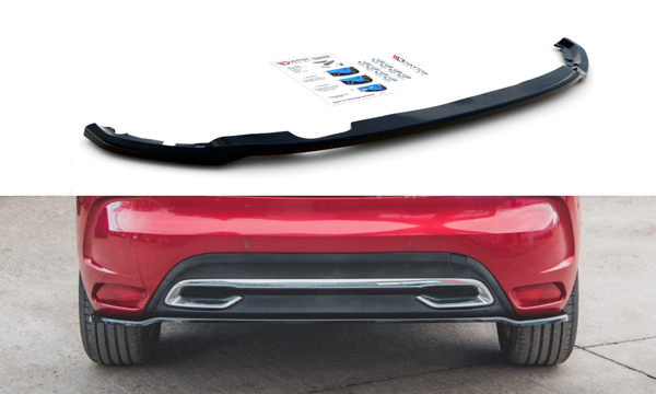 Maxton Central Rear Splitter Citroen DS4 - Gloss Black