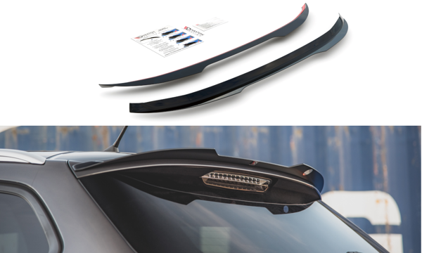 Maxton Spoiler Cap Peugeot 308 Sw Mk2 Facelift - Gloss Black