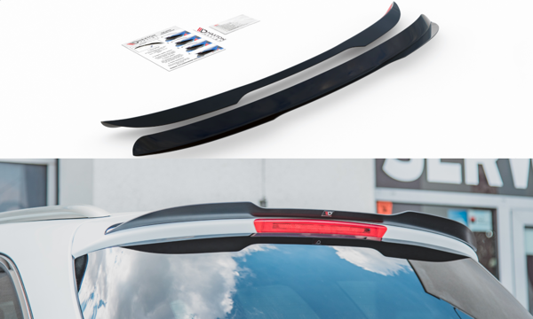 Maxton Spoiler Cap Ford Mondeo Estate Mk5 Facelift - Gloss Black