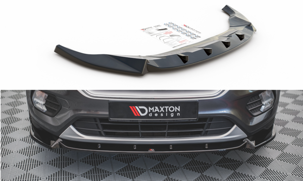 Maxton Front Splitter Ford Escape Mk3 - Gloss Black