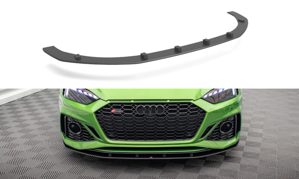 Maxton Street Pro Front Splitter Audi RS5 F5 Facelift - Black