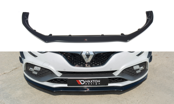 Maxton Front Splitter V.2 Renault Megane Iv RS - Gloss Black