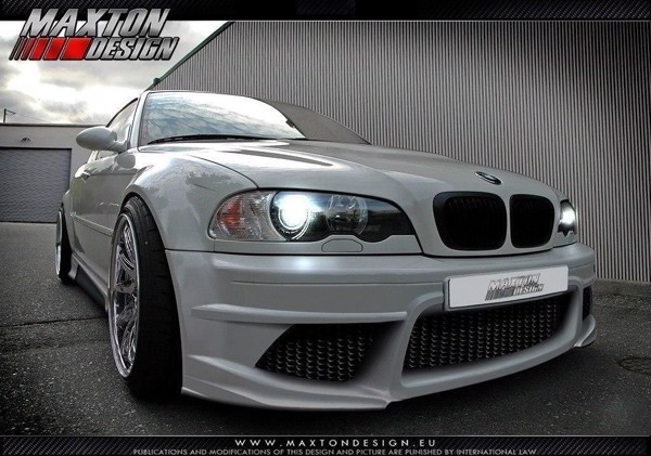 Maxton Front Bumper BMW 3 E46 - 4 Door Saloon < Generation V >