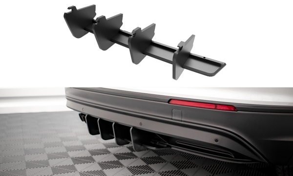 Maxton Street Pro Rear Diffuser Volkswagen Tiguan Mk2 - Black