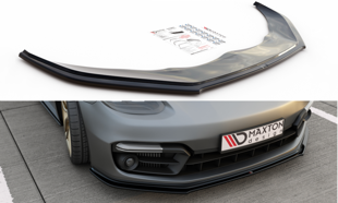 Maxton Front Splitter Porsche Panamera Turbo / Gts 971 - Gloss Black