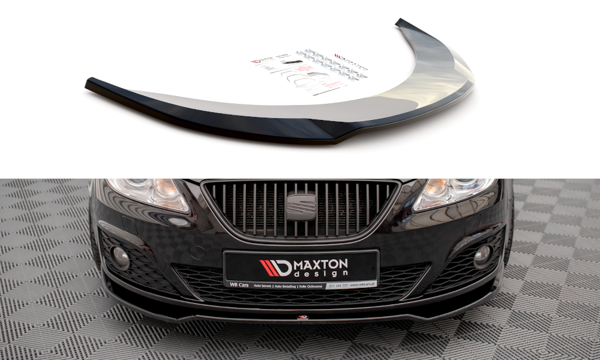 Maxton Front Splitter V.2 Seat Exeo - Gloss Black