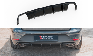 Maxton Rear Valance V.2 Seat Leon Cupra St Mk3 Fl - Gloss Black