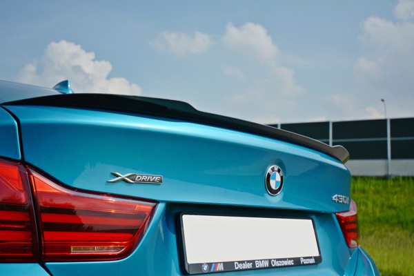 Maxton Spoiler Extension BMW 4 F36 Gran Coupé - Gloss Black