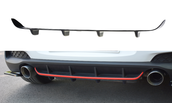 Maxton Rear Valance Hyundai I30 N Mk3 Hatchback - Gloss Black