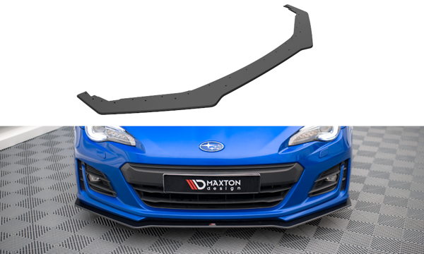 Maxton Street Pro Front Splitter Subaru Brz Mk1 Facelift - Black-Red