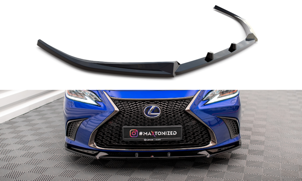 Maxton Front Splitter V.2 Lexus Es F Sport Mk7 - Gloss Black