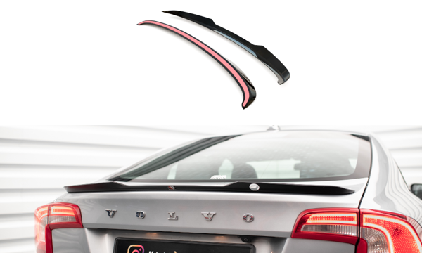 Maxton Spoiler Cap Volvo S60 R-Design Mk2 - Gloss Black