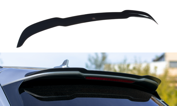 Maxton Spoiler Extension Audi Sq5/Q5 S-Line  Mkii - Gloss Black