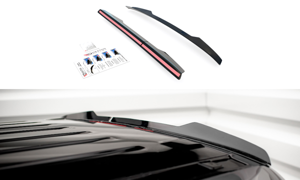 Maxton Spoiler Cap Peugeot Partner Mk3 - Gloss Black