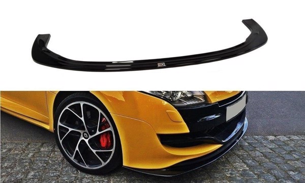 Maxton Front Splitter Renault Megane 3 RS V.2 - Gloss Black