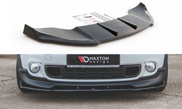 Maxton Front Splitter Mini Countryman Mk1 Jcw  - Gloss Black