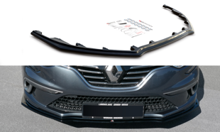 Maxton Front Splitter Renault Megane Mk.4 Gt-Line - Gloss Black