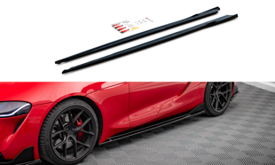 Maxton Side Skirts Diffusers V.3 Toyota Supra Mk5 - Gloss Black