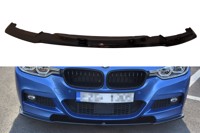 Maxton Front Splitter BMW 3-Series F30 Fl Sedan M-Sport - Gloss Black