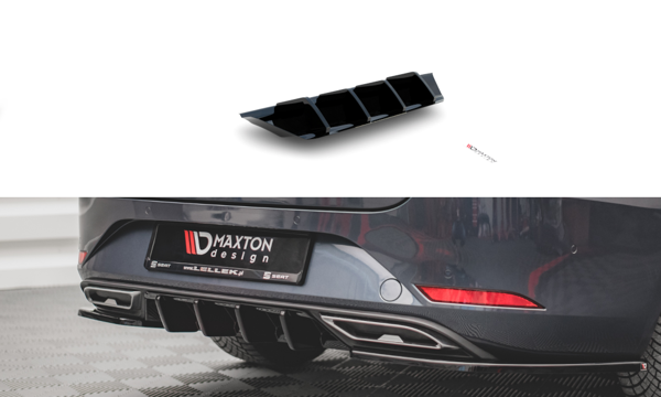 Maxton Rear Valance Seat Leon Fr St Mk4 - Gloss Black