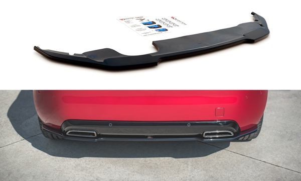 Maxton Central Rear Splitter Peugeot 308 Gt Mk2 Facelift - Gloss Black