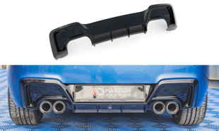 Maxton Rear Valance V.2  BMW M135I F20 - Gloss Black