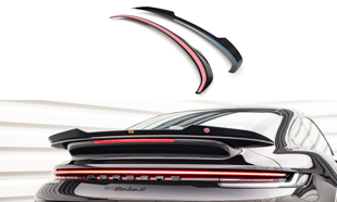 Maxton Spoiler Cap Porsche Porsche 911 Turbo S 992 - Gloss Black