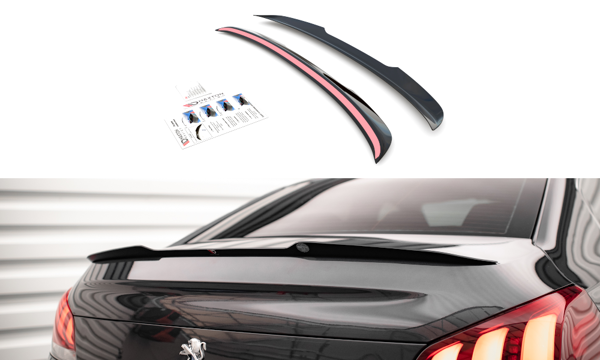 Maxton Spoiler Cap Peugeot 508 Gt Mk1 Facelift - Gloss Black