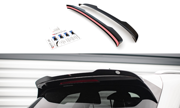 Maxton Spoiler Cap Volkswagen Touareg R-Line Mk3 - Gloss Black