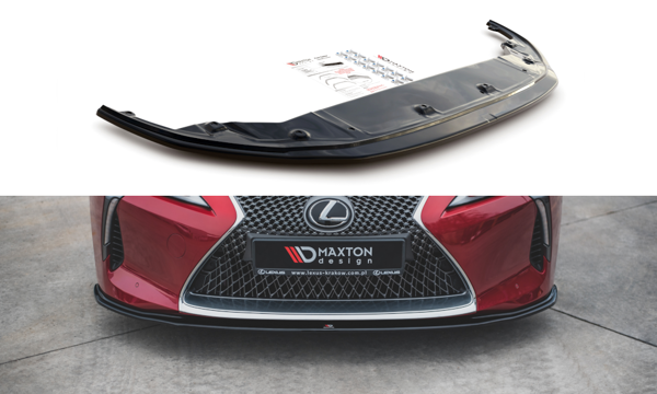 Maxton Front Splitter V.2 Lexus Lc 500 - Gloss Black