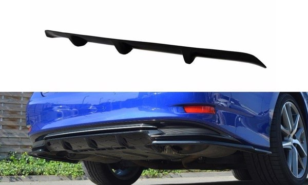 Maxton Rear Valance Lexus Gs Mk4 Facelift H - Gloss Black