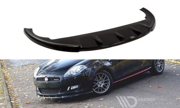 Maxton Front Splitter Fiat Bravo Ii - Gloss Black