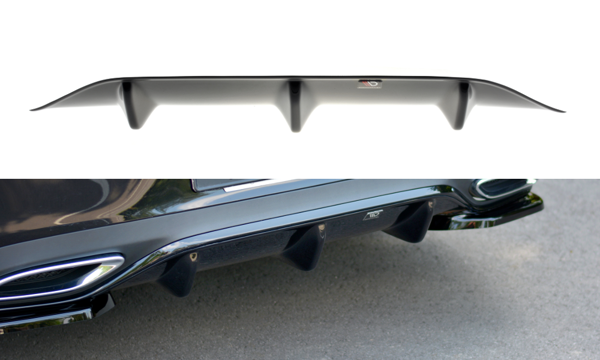 Maxton Rear Valance Mercedes-Benz E-Class W213 Coupe (C238) Amg-Line - Gloss Black