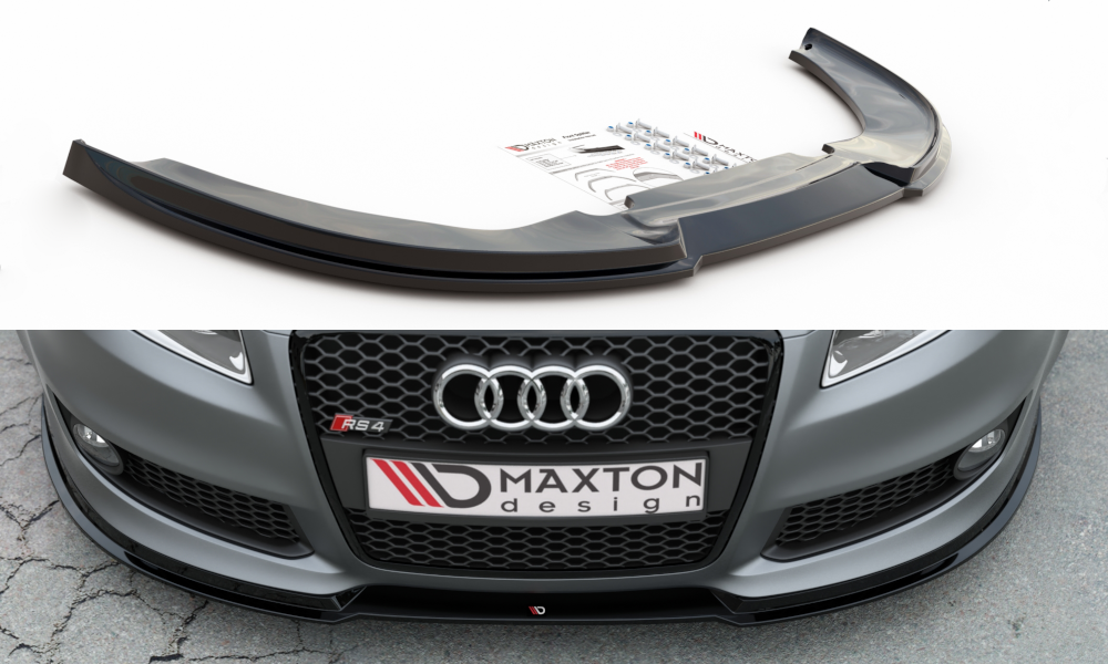 For Audi A4 B7 RS-style front grille, glossy black